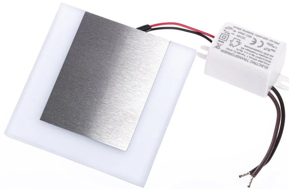 Schodiskové LED svietidlo Capri, 1x LED 0,6w, 6500k, s