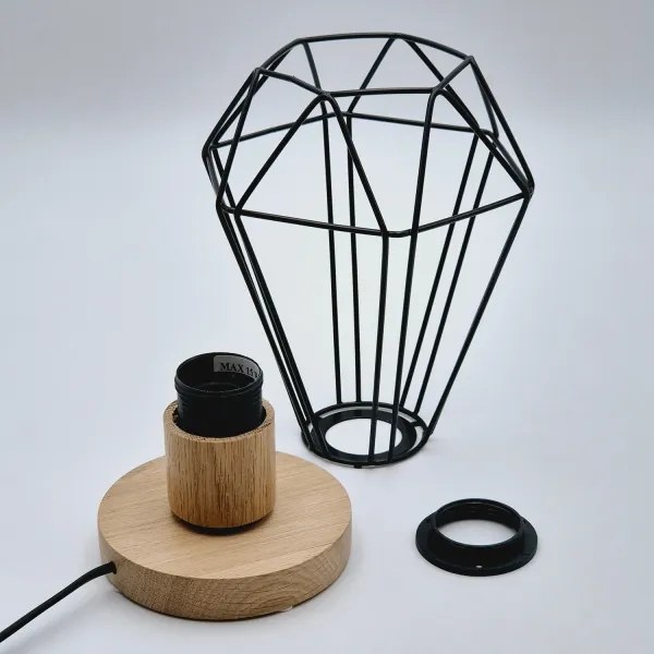 Brilagi - Stolná lampa WOODY BASKET 1xE27/60W/230V dub