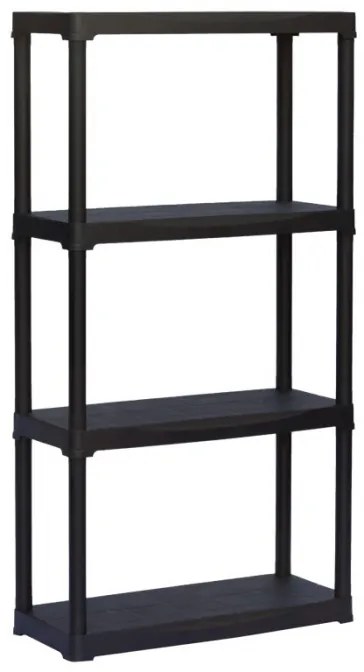 Plastový regál TEMPO 1+1 ZADARMO, 1320x700x300 mm, 4 police