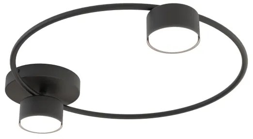 Stropné svietidlo LUCIO 2xGX53/12W/230V čierna