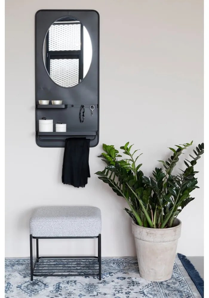 Svetlosivý taburet Milou – White Label