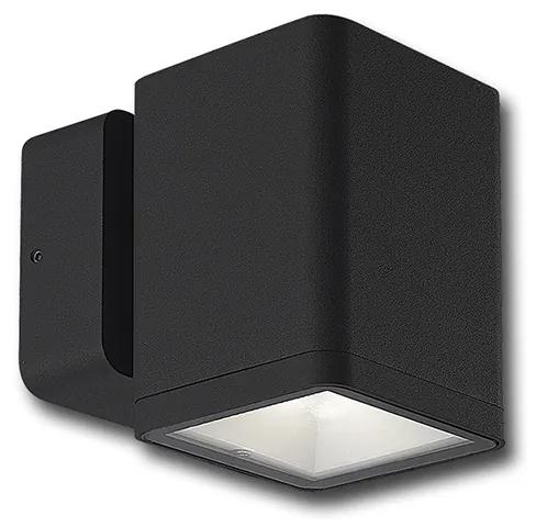 McLED Vonkajšie LED nástenné osvetlenie VERONA S, 7W, 3000K, IP65, čierne