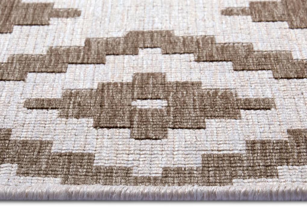 NORTHRUGS - Hanse Home koberce Kusový koberec Twin-Wendeteppiche 105460 Linen – na von aj na doma - 80x150 cm