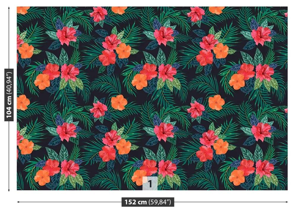 Fototapeta Vliesová Tropické kvety 152x104 cm