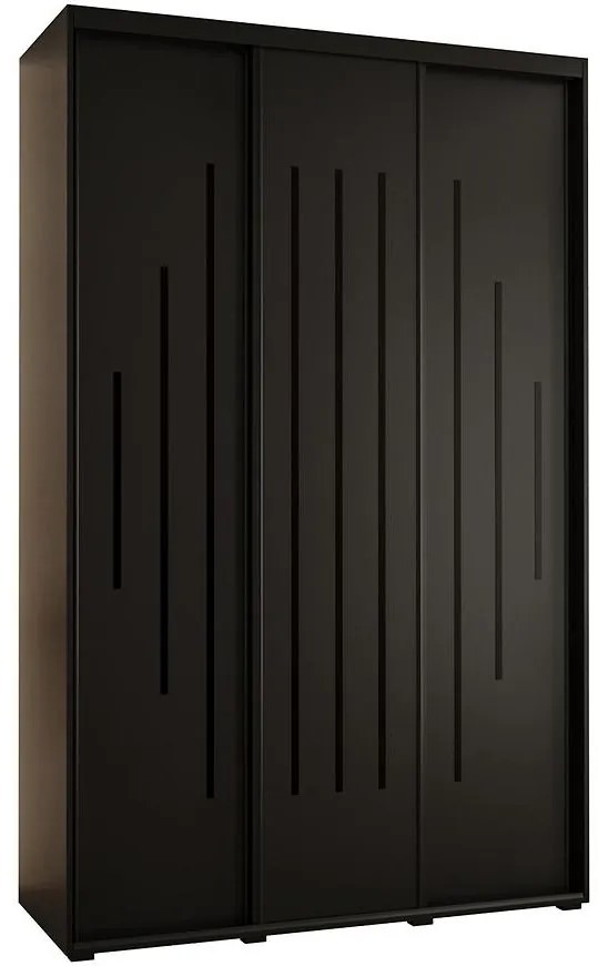 Skriňa 45 Canaris 12 150 čierna/čierna