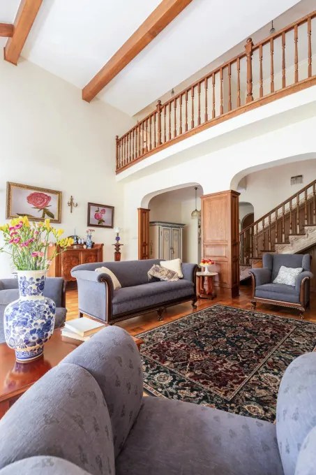 Koberec Agnella Isfahan Hela granátový