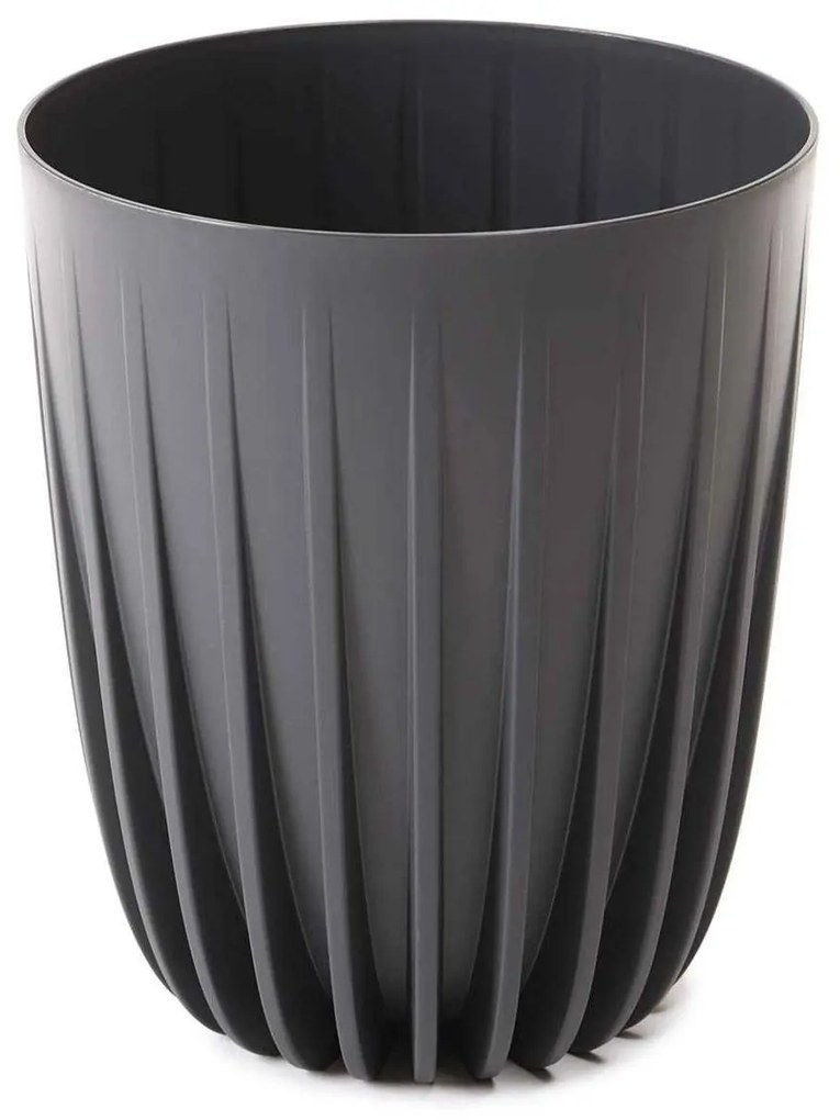 Kvetináč STRIPPED ECO I 39 cm antracitový