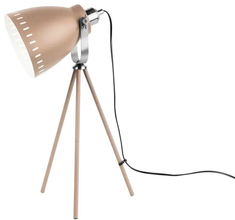 Stolná lampa Mingle trojnohá hnedá 31 x 54 cm