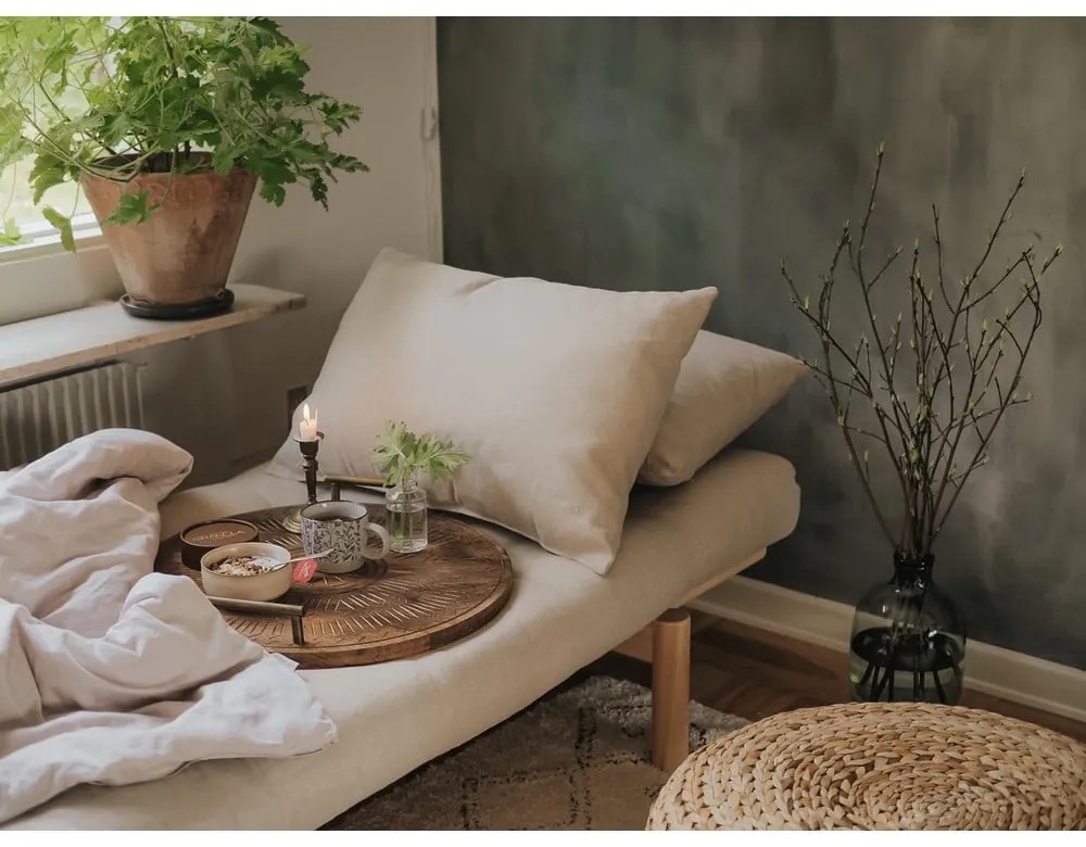 Pohovka s ľanovým poťahom Karup Design Pace Natural/Linen