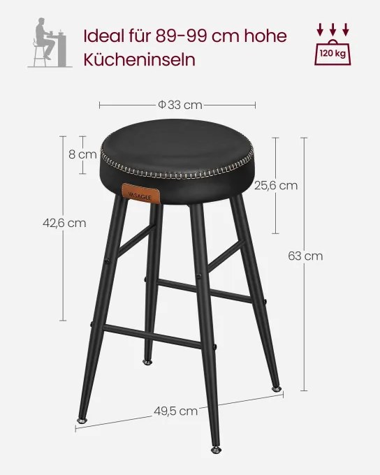 Set štyroch barových stoličiek EKHO LBC280B01
