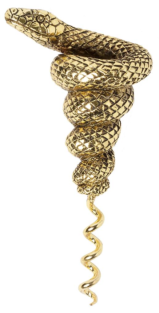 Vývrtka na víno zlatý had Mamba Doiy