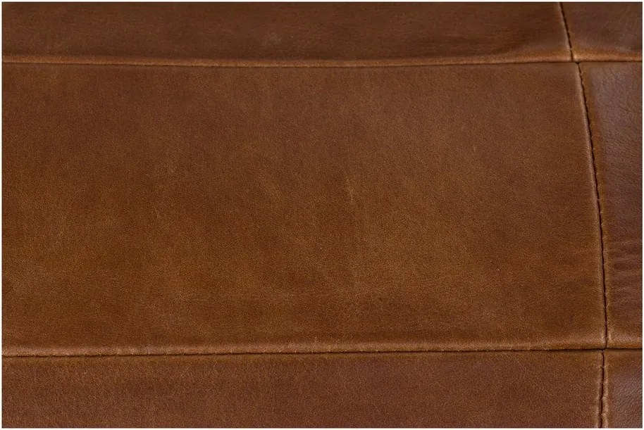 Hnedé kožené kreslo Wyatt – Dutchbone