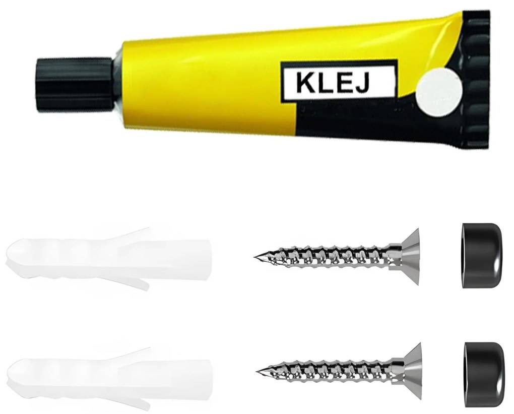 Kúpeľňový vešiak na uteráky ONTI čierny