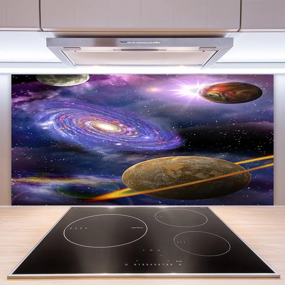 Nástenný panel  Vesmír 125x50 cm