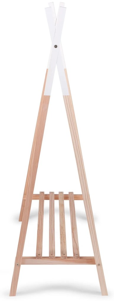 Stojan na oblečenie Tipi drevený