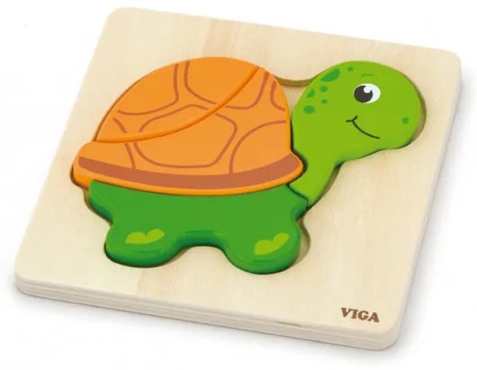 Prvé detské puzzle Viga 59933 korytnačka