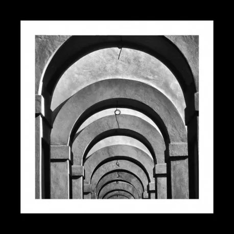 B&amp;W rámovaný obraz 20x20