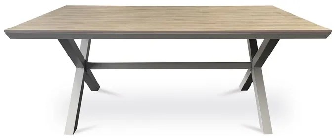 Autronic BONTEC Záhradný stôl, hliník, polywood, béžová, AZT-S1510 OAK Farba: Béžová