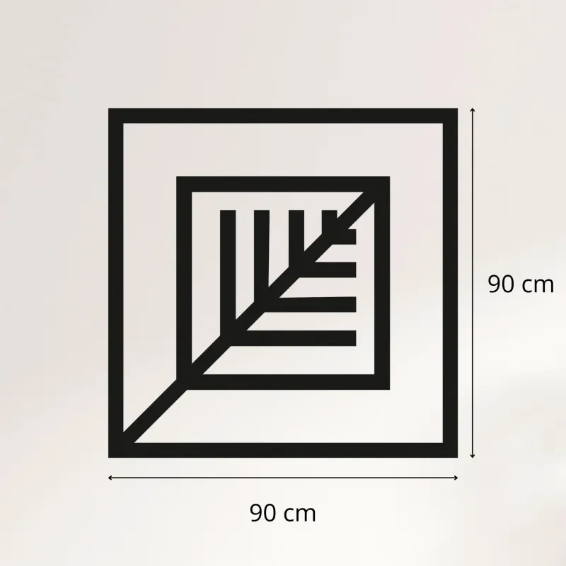 Geometrický obraz list | SENTOP HDF0397-B