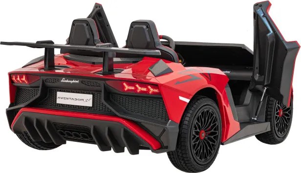 Detské elektrické autíčko Lamborghini Aventador SV 24 V červené