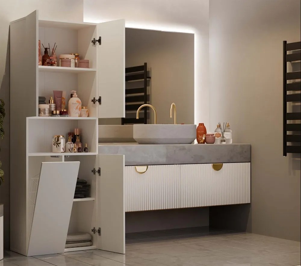 Kúpeľňová skrinka NEL VII kašmír