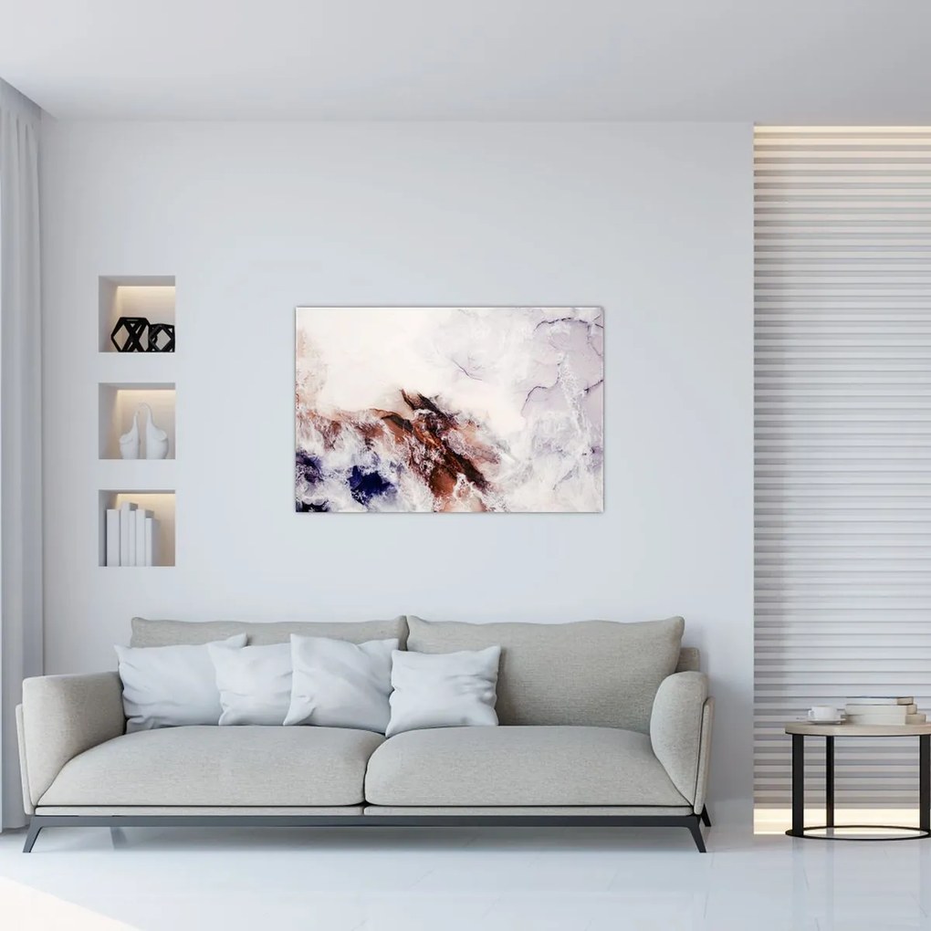 Obraz - Fialový mramor N⁰1 (90x60 cm)