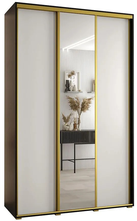 Skriňa 45 Canaris 3 150 čierna/biela/gold