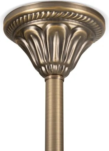 BRILAGI - Luster na tyči DAHLIA 3xE27/40W/230V priemer 37 cm mosadz