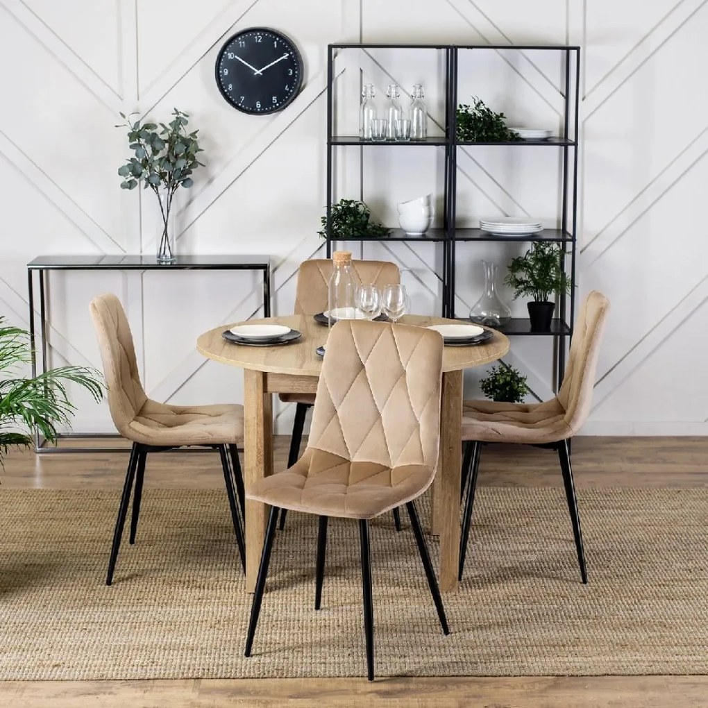 PROXIMA.store - Čalúnená jedálenská stolička ROBIN FARBA: zelená