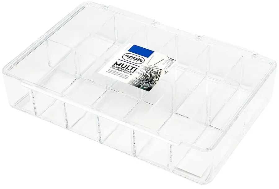 Plastový kúpeľňový organizér na kozmetiku – Addis