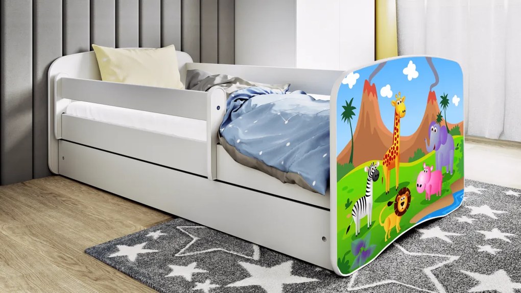 Detská posteľ Babydreams safari biela