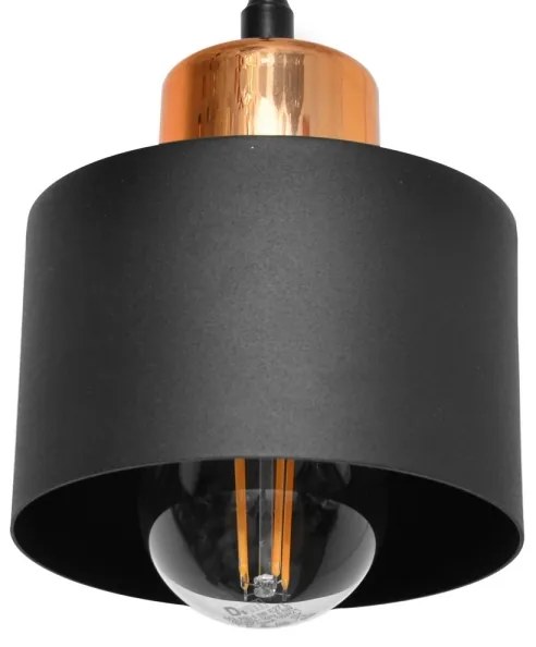 Luster na lanku EDISON 3xE27/15W/230V