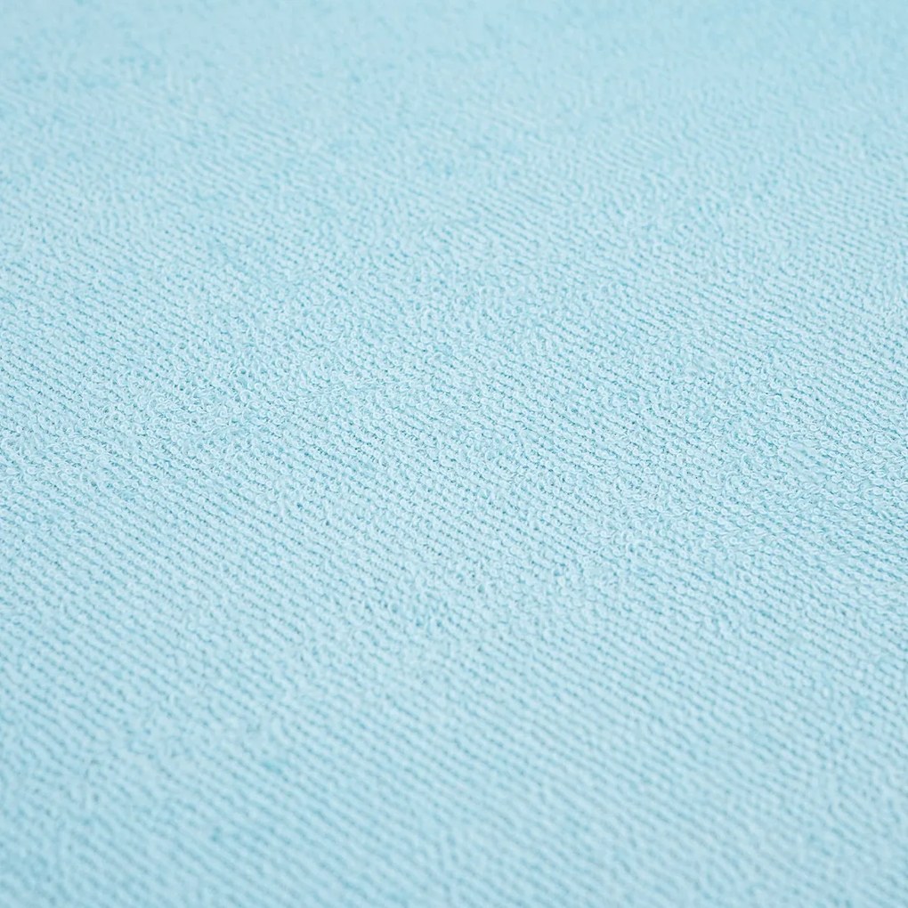 4Home froté prestieradlo svetlo modrá, 90 x 200 cm