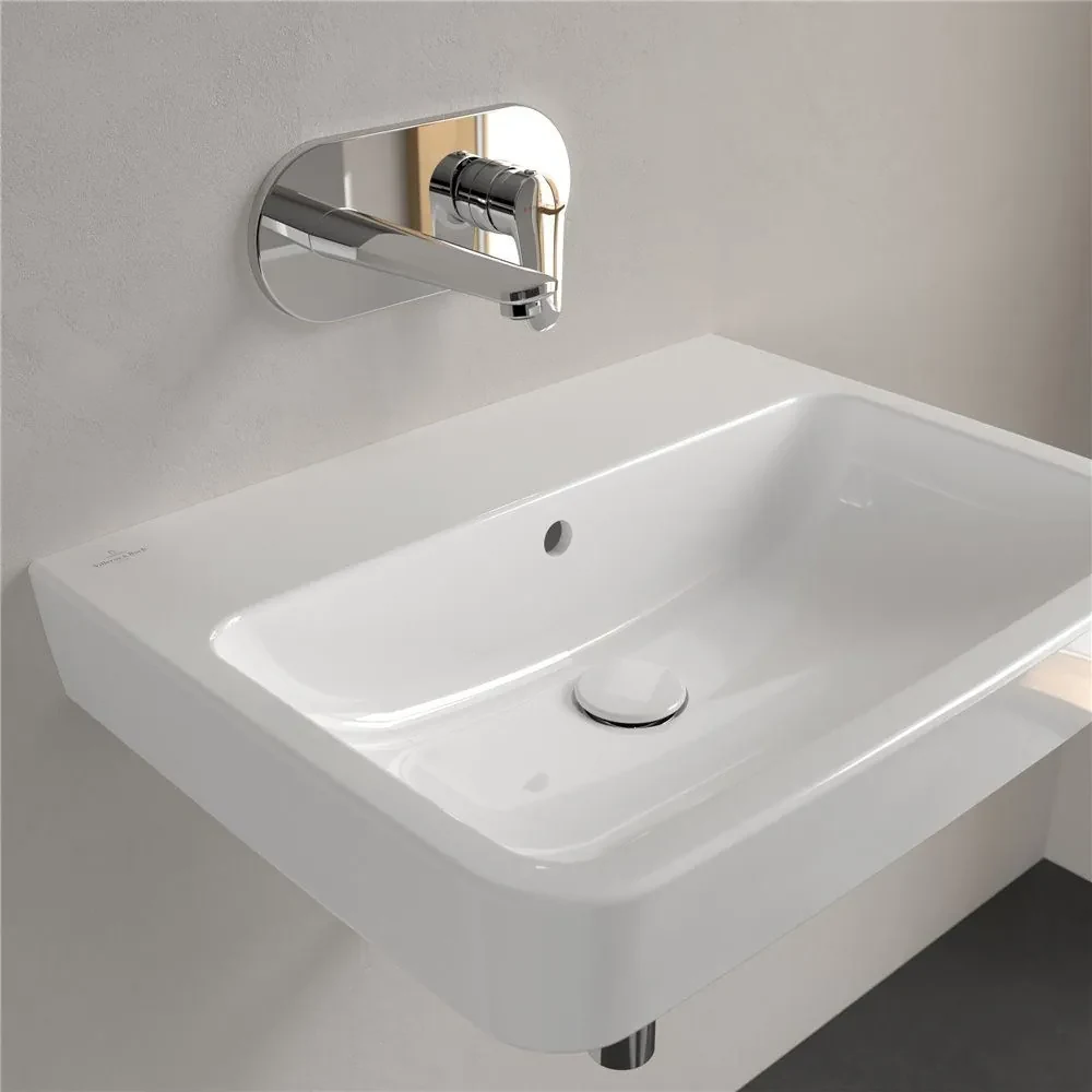 VILLEROY & BOCH O.novo závesné umývadlo bez otvoru (zadná a spodná strana brúsená), s prepadom, 600 x 460 mm, biela alpská, 4A416J01