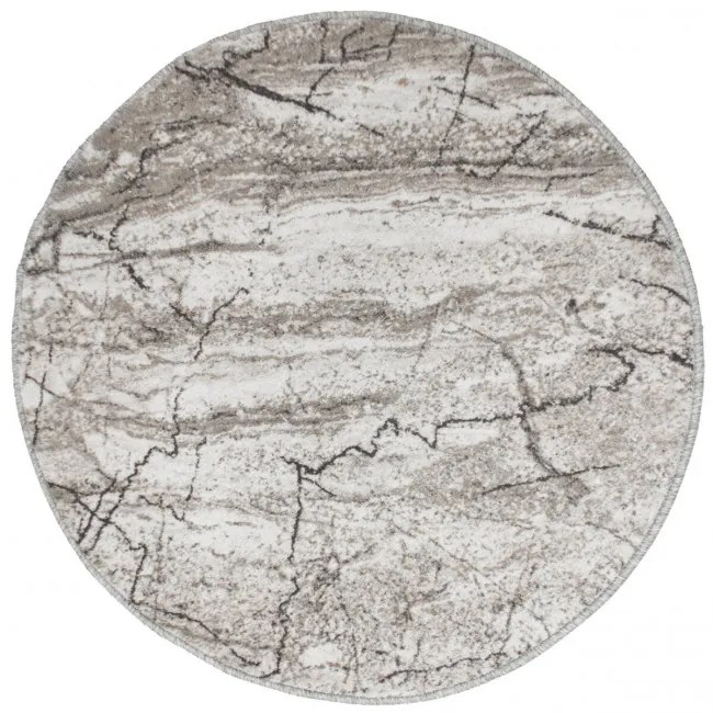 Koberec Aqua Marble 19 kruh sivý