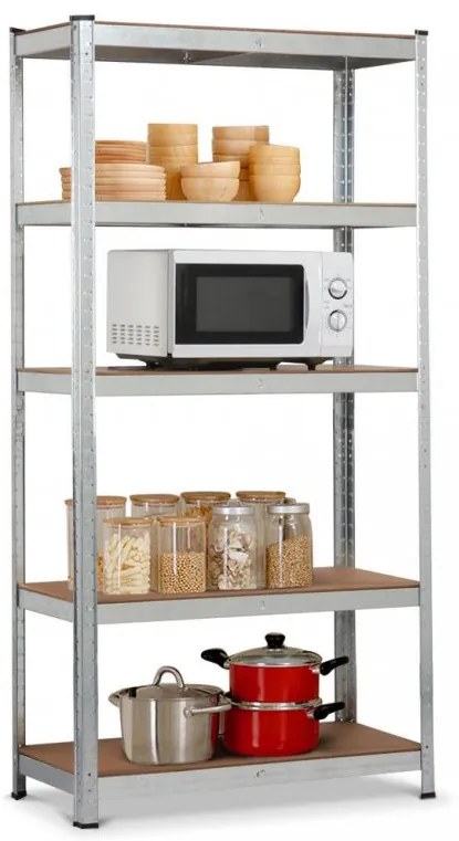 Fistar Regál 1800x700x400 mm zinkovaný 5-policový, nosnosť 875 kg