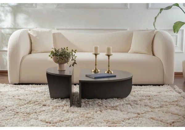 SADA 2x Konferenčný stolík ORION antracit