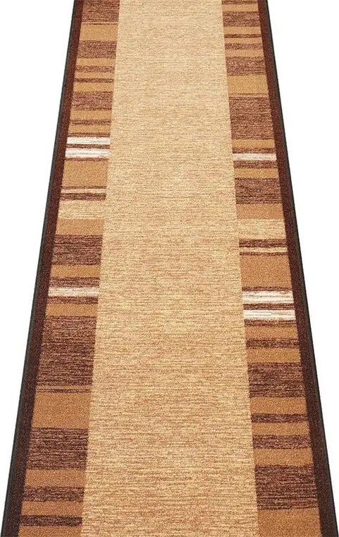 Kusový koberec GENEVE hnedá 67 x 250 cm