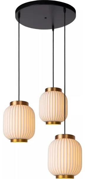 Lucide 13435/03/31 - Luster na lanku GOSSE 3xE27/40W/230V porcelán
