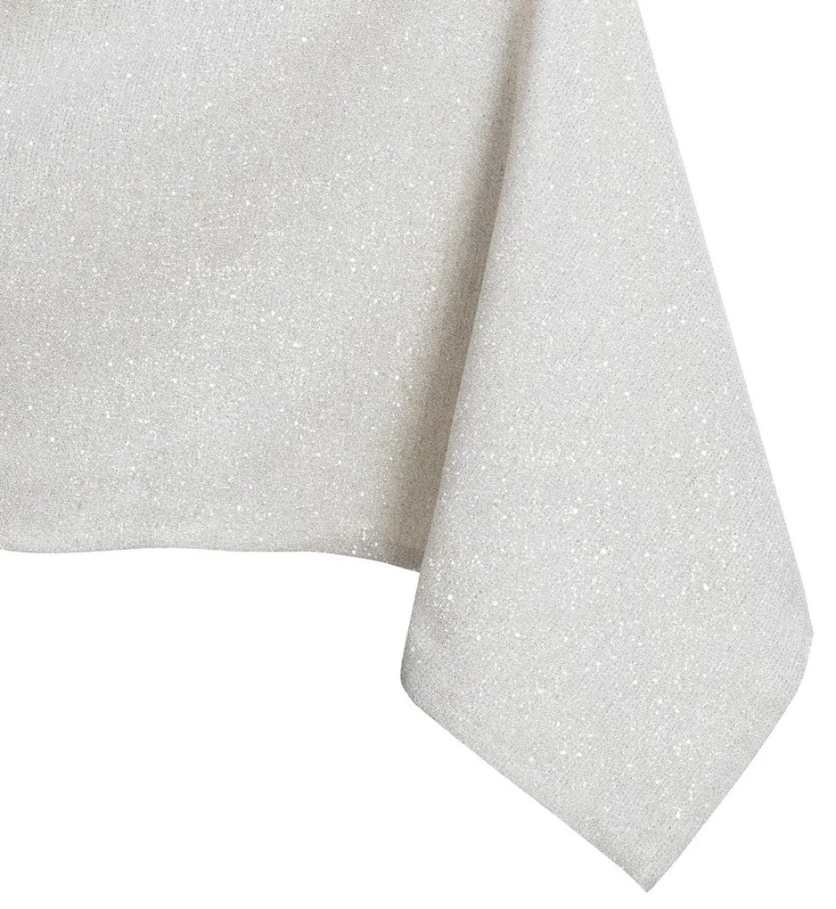 Okrúhly obrus DecoKing SPARKLE krémový