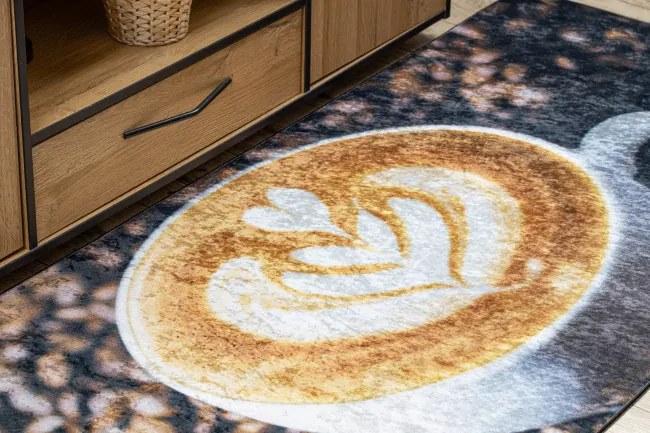 Protišmykový koberec / behúň ANDRE 33210 hnedý