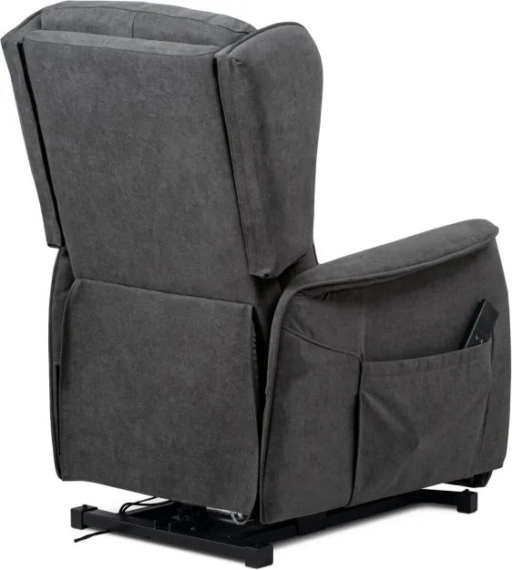 Polohovacie kreslo sivé, elektrické TV-1190 GREY2