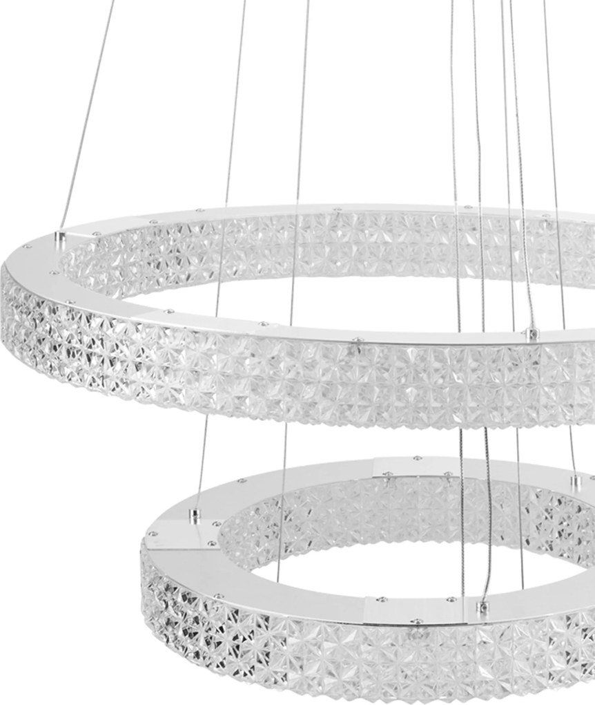 Toolight Toolight, LED stropné svietidlo 60cm, 64W, 4000K, 5000lm, MS007-CP, chrómová, OSW-09617