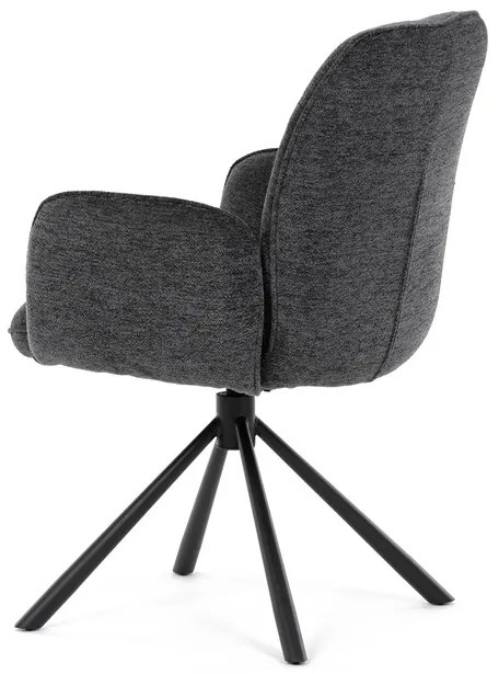 Autronic BONTEC Jedálenská stolička, čierna, látka, DCH-D1330 BK2 Farba: Čierna