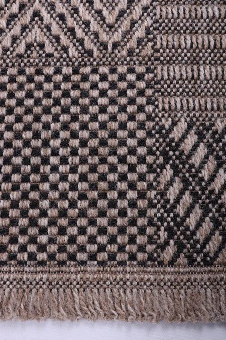 Koberec Indiana 08534A JUTE / BLACK