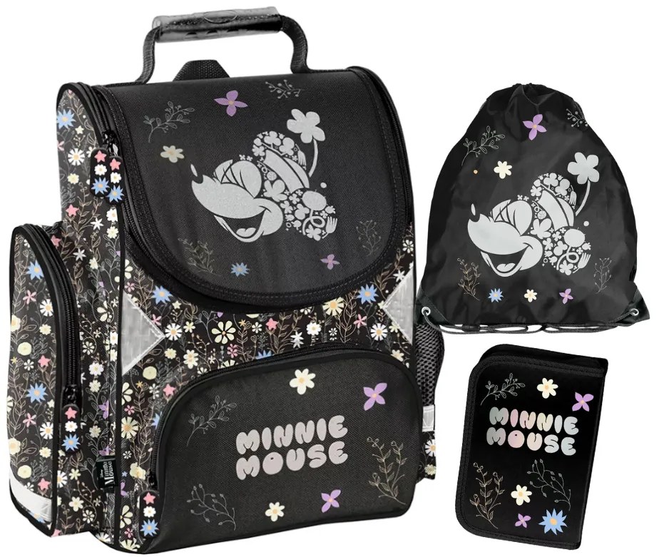 Školský set pre dievčatá - 3-dielny - Minnie Mouse