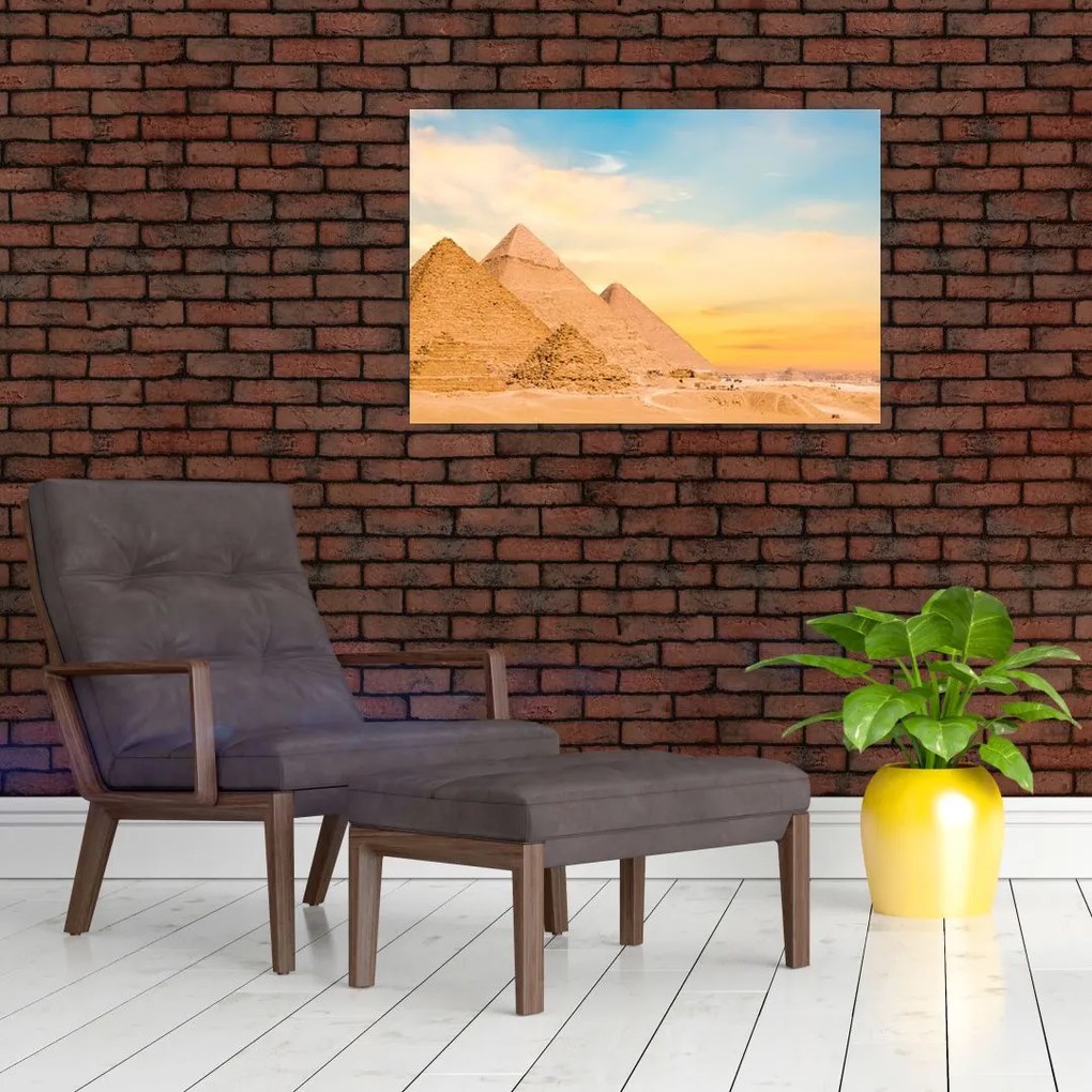 Obraz egyptských pyramíd (90x60 cm)