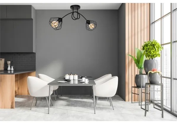 Prisadený luster CEED 2xE27/60W/230V