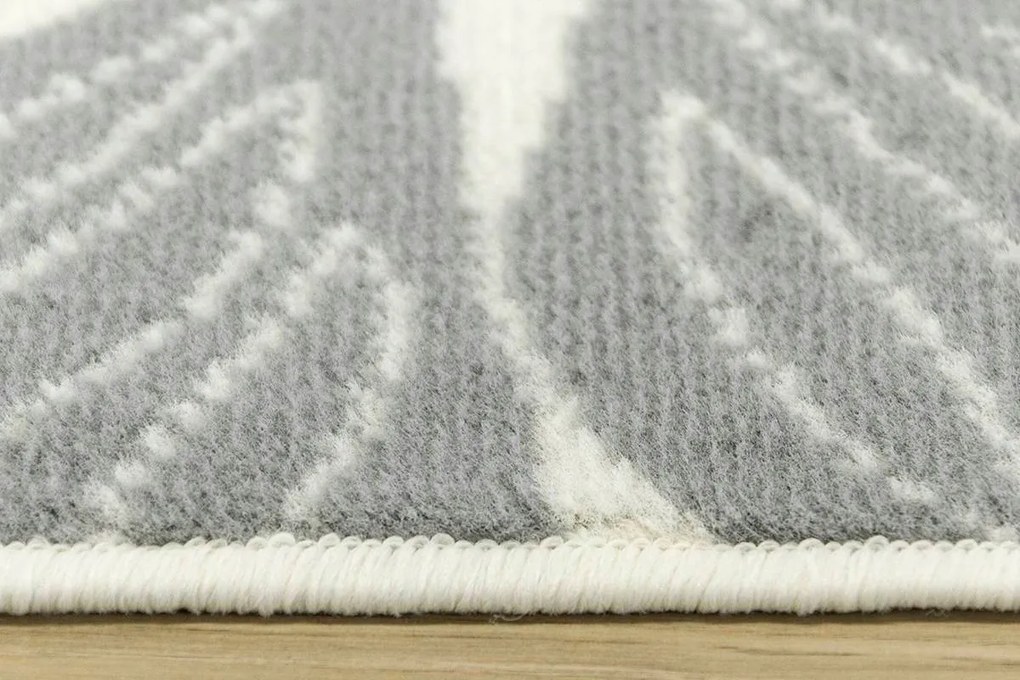 VANHOUTTE GRAFITOVÝ MEDOVÝ KOBEREC DO OBÝVAČKY POD STOLÍK LUNA 200 x 290 cm