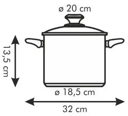 Tescoma PRESTO hrniec s pokrievkou 4 l